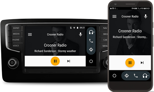 application android auto radio